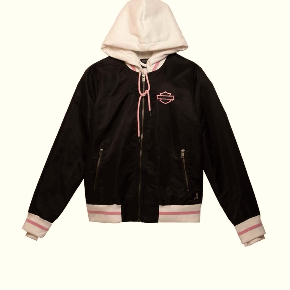 Harley-Davidson 🍭 Pink Label 🍭 3-in-1 Bomber Jacket NWT Size Medium
